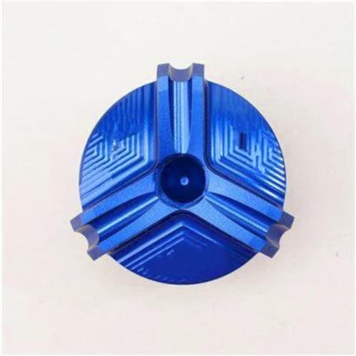 Tapa de cilindro motocicleta MT07 2014-2020 y tapón de llenado de aceite color azul