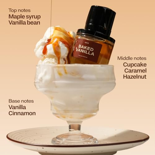Image of Baked Vanilla Eau De Parfum for Women 50ML | Warm & Sweet Vanilla Perfume | Long-Lasting Fragrance with Maple Syrup,Vanilla Bean & Hazelnut Notes | Perfect for Evening, Coffee, & Third Date