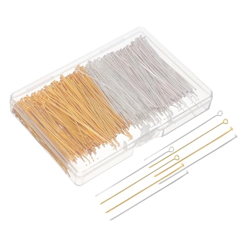 TEHAUX 800pcs Jewelry Making Pins Pins for Crafts DIY Bracelets Earrings Jewelry Supplies