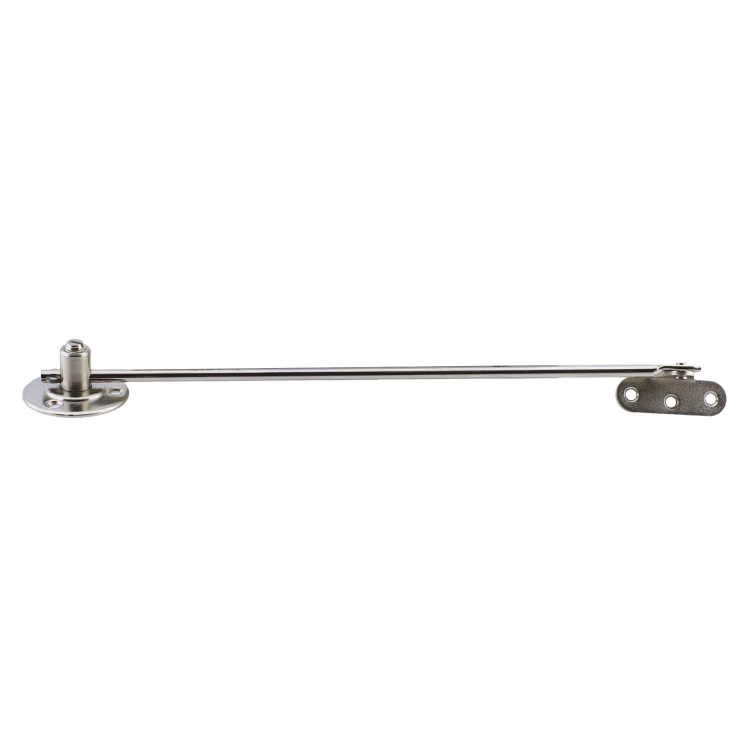 Badem10 Kalkar Kapak Makası Frenli Dolap Çekmece Metal 25 Cm Sessiz Açma Kapama Amortisör Piston Nikel Bar (1 Çift)