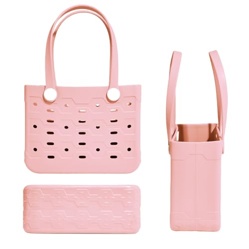 Small Rubber Beach Bag for kids, Travel Tote Bag for the Beach Boat Pool3