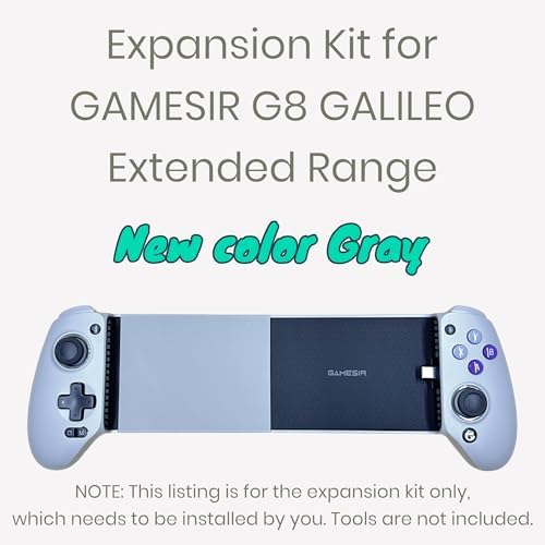 Expansion kit for GAMESIR G8 GALILEO Controller for tablets + Phone Holder - (Extended Range 4 to 13.7 inches) THIS IS NOT A CONTROLLER; IT IS JUST AN EXPANSION KIT THAT NEEDS TO BE INSTALLED BY YOU