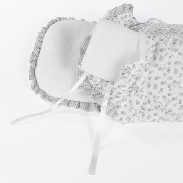 SACO CUCO LITTLE BLOOM FLOR GRIS TOG 2,5 PASITO A PASITO