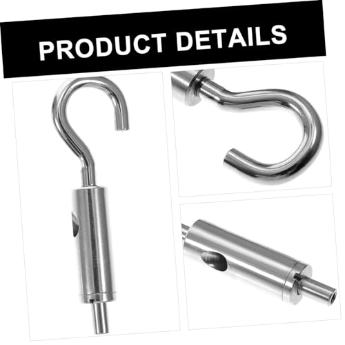 Turnbuckle Gancho y Ojal para Cable 5 Piezas Cobre Plata miniatura 6