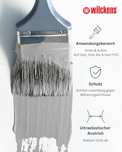 Wilckens Wetterschutzfarbe seidenglänzend, 750 ml, RAL 9010 Reinweiß