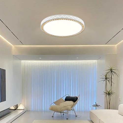 Plafonnier LED télécommande à intensité variable pour chambre de 40cm - 6