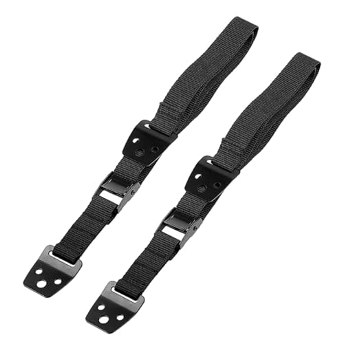 FUNNETOYU Correas Antivuelco para Muebles y Tv para Bebés, Ajustables Hebilla Metálica Resistente, Correa de Protección Negra, Montaje Rápido para Seguridad Infantil Hogar