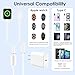 Upgraded [MFi Certified] 2 in 1 Fast Charging Cable for iPhone17 16 15 Charger,Travel for Apple Watch Charger USB C Cable Cord with 20W Wall Charger Block for iWatch Series Ultra/SE/10/9/8/7/6/5/4/3/2
