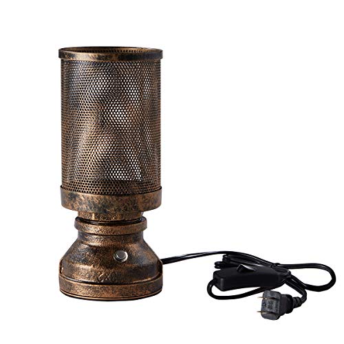 Bedside Table lamp, Industrial Bedroom Lamps Vintage lamp Coffee Table Light Bedroom Lamps kichen Table lamp Vintage Look Retro Table Lamps for Living Room Kitchen Restaurant, Bulbs not Include