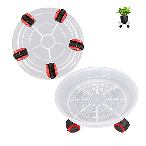 Esing Plant Caddy,Plant Stand with Wheels,Rolling Plant Stand,Plant Dolly,Rolling Plant Caddy with Casters,2Ps,14''