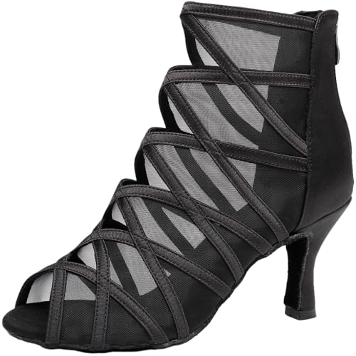 Bottes latines de jazz social tango swing chaussures pour femme active