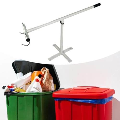 Bothyi Manual Trash Compactor Tool,Touchless Trash Bin Compactor,Household Sturdy Iron Compacting Trash Can Tool for Outdoor Dustbin - Thumbnail 3