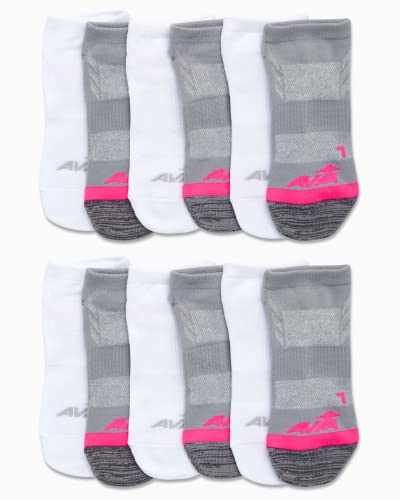 Image of Avia Womens No Show Socks - 12 Pack Soft Stretch Moisture Wicking Athletic Low Cut Socks for Women (Size 4-9, Extended: 9-12)