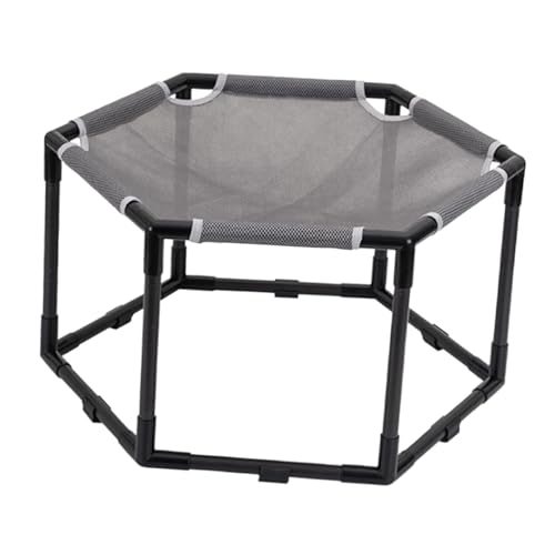 Bothyi Cama de rede de gato levantada evita danos causados ​​por móveis laváveis ​​hexagon de gato g