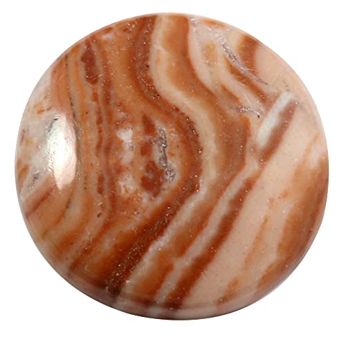 Agate rose naturelle 33,15 cts cabochon rond idéal pour vos ateliers créatifs de bijoux bohèmes