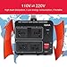 Yinleader 1500W Step Up & Step Down Voltage Transformer Converter 110V to 220V or 220V/230V/240V to 110V/120V Power Converter w/US Power Cord,Circuit Breaker Protection