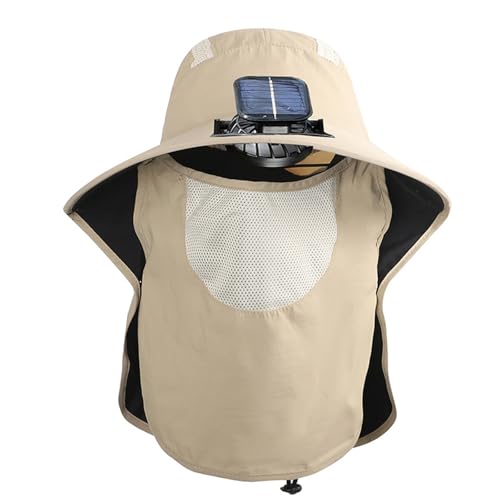 Chapeau de pêcheur solaire anti chaleur pour travailler et marcher au soleil confortablement