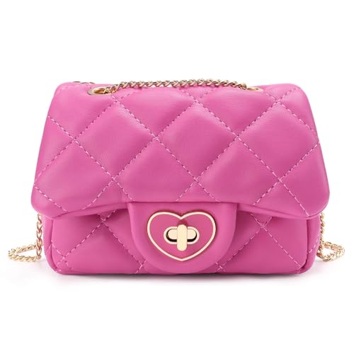 Image of mibasies Kids Purse Toddler Gifts for Little Girls Crossbody Purses Presents, A3 Hot Pink, Small, Small