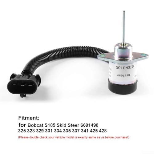 Électrovanne d'arrêt de carburant pour mini-pelle et chargeuse compacte avec corps scellé - 4