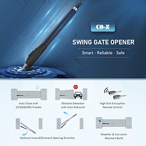 Co-Z SGO-S440-00 Opener For Single Swing Gate thumb #3