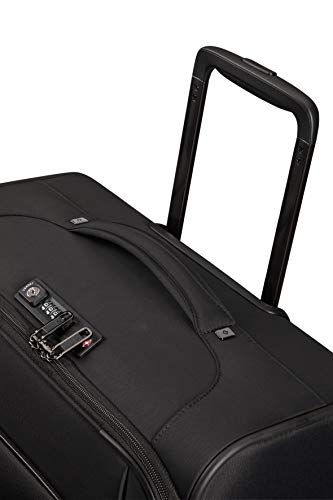 Samsonite Airea - Spinner S (Länge: 35 cm) Erweiterbar Handgepäck, 55 cm, 38/43.5 L, Schwarz (Black)