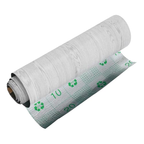 Dalles adhésives sol PVC chêne gris rouleau 3m x 40cm revêtement intérieur étanche