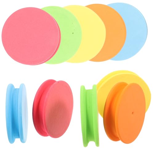 YARNOW 2sets Fishing Line Winding Plate Fishing Line Keeper Lightweight Shock Resistant Winder for Easy Carrying Essential for Outdoor Activities 10pcs*2
