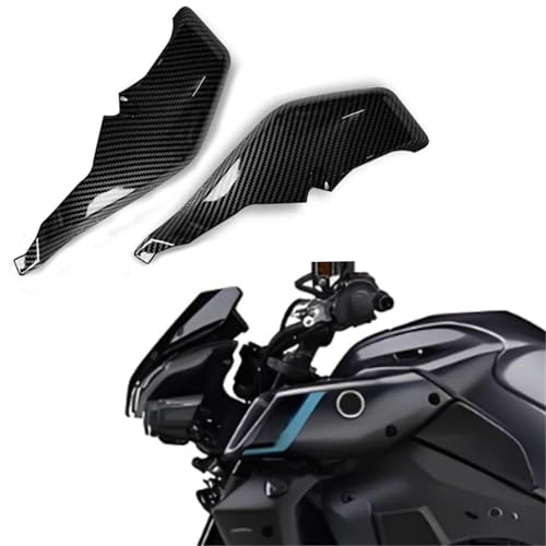 Couvercle de carénage aérodynamique MT10 Ailettes protection phare avant moto supérieure