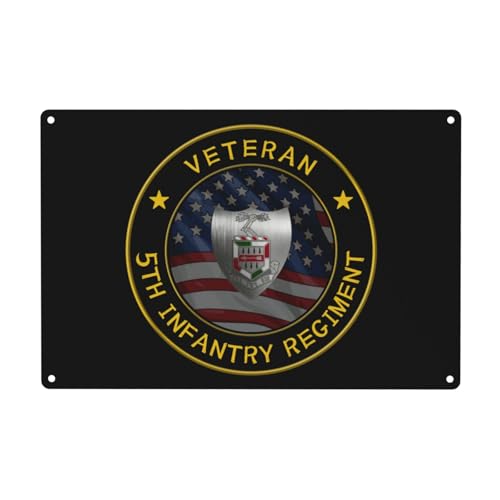 Plaque Métallique 5E Régiment d'Infanterie Finition Premium