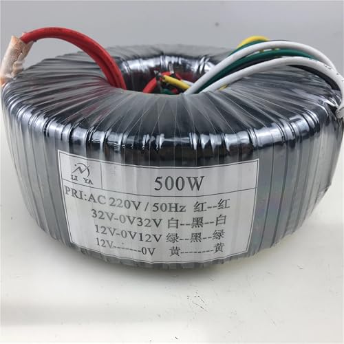 Transformateur toroïdal audio 500W amplificateur de puissance double 32V double 12V 220V