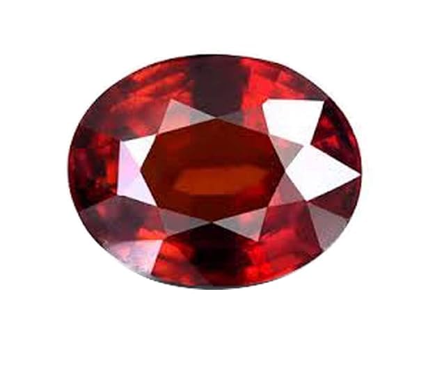 DENMOUS 12.00 Ratti Granate Hesonita Natural (Gomed) Piedra con tarjeta certificada de laboratorio Hesonita/Gomed Stone Original Certificado/Saloni Gomed Gemstone-B0D2P1JT-01