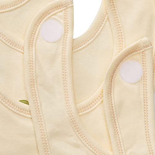 Touched By Nature Unisex Baby Organic Cotton Bibs, Guacamole, One Size #TOP2