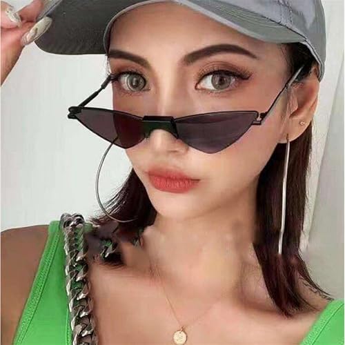 Image of Dervin UV Protected Cat Eye Classic Retro Sunglasses for Women, Metal Frame Shades for Women