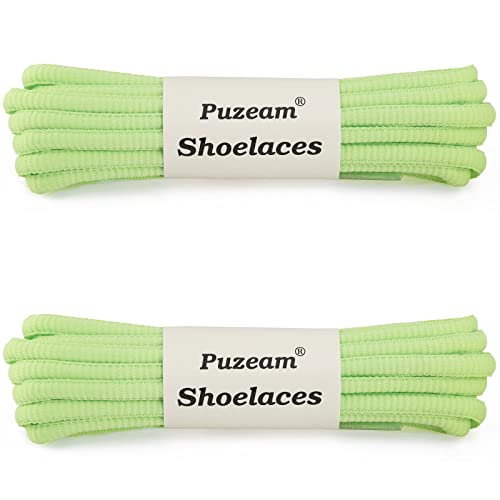 Image of 2 Pairs Oval Athletic Shoelaces 33 Colors 1 /4 inch Half Round Shoe Laces for Sneakers