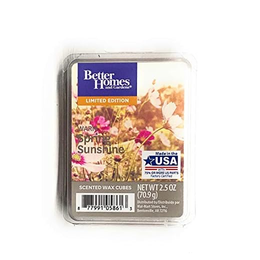 Better Homes and Gardens Warm Spring Sunshine Wax Cubes - 2017 Limited Edition