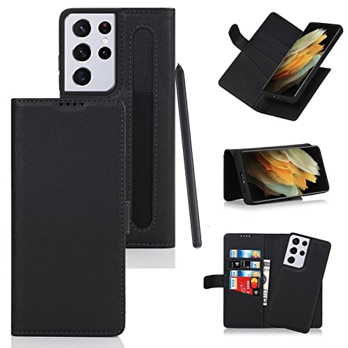 Jaorty Compatible with Samsung Galaxy S21 Ultra Wallet Case with ...