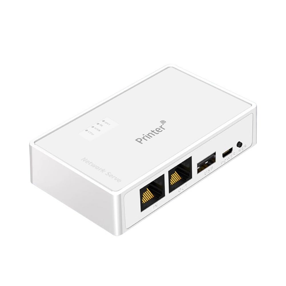 Serveur d'imprimante réseau USB sans fil RJ45 Partage d'impression