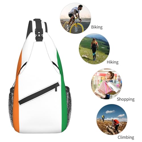 Mochila unisex ligera con diseño bandera de Costa de Marfil miniatura 6