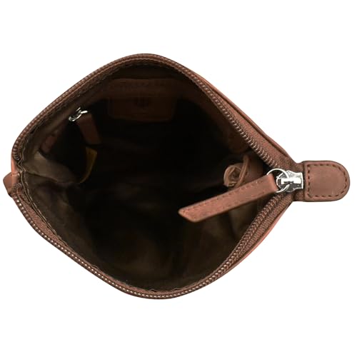 Image of ili New York Leather Mini Sac Crossbody - Genuine Leather Crossbody Bags for Women with RFID Blocking, Adjustable Strap