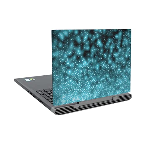 Skin Dell Inspiron 15 7000 P65F Protection Vinyle Aqua Noir