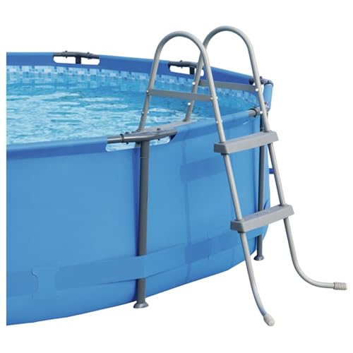 Escalera para piscina de acero inoxidable de 2 peldaños miniatura 1