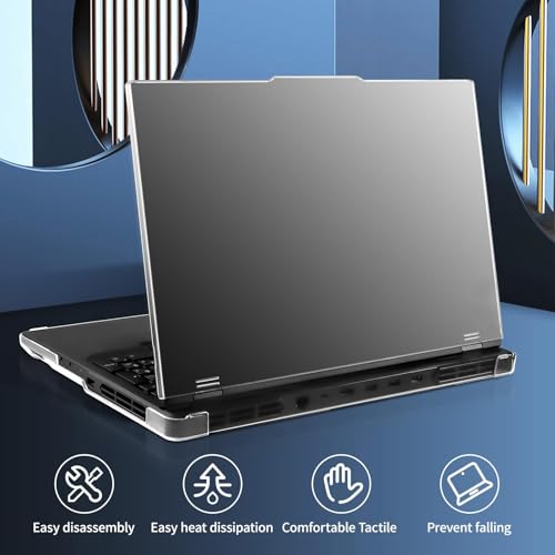 Image of Laptop Case for 2024 /2023 Legion Pro 5i /5 Gen 9 /8 16 inches Hard Shell Protective Cover PC Material Hard Protective case Anti-Scratch Shookproof (Frosted Transparent)