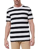 PAUL JONES Men's Cotton Round Neck Casual Long Sleeves Stripe T-Shirt