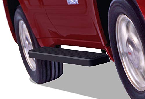APS (Black Powder Coated 6 inches Running Boards Nerf Bars Side Steps Compatible with Chevy Trailblazer GMC Envoy 2002-2009