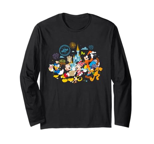T-shirt Disney Mickey Walt Disney World manches longues contre la fraîcheur