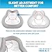Replacement Modified Foam Cushion for Airfit F30i (Small), IBEET Memory Foam Cushion for Cozy Fit & Reliable Seal Compatible with Airfit F30i, Small