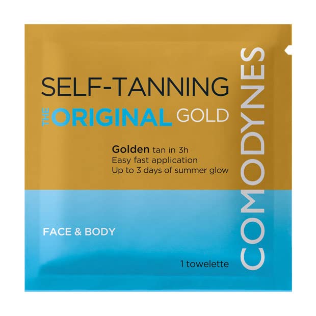 COMODYNES SelfTanning Towelettes Gold Natural and Fast