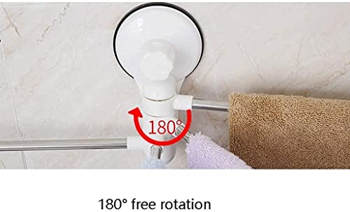 Porte-serviettes rotatif pour salle de bain familiale sans trou