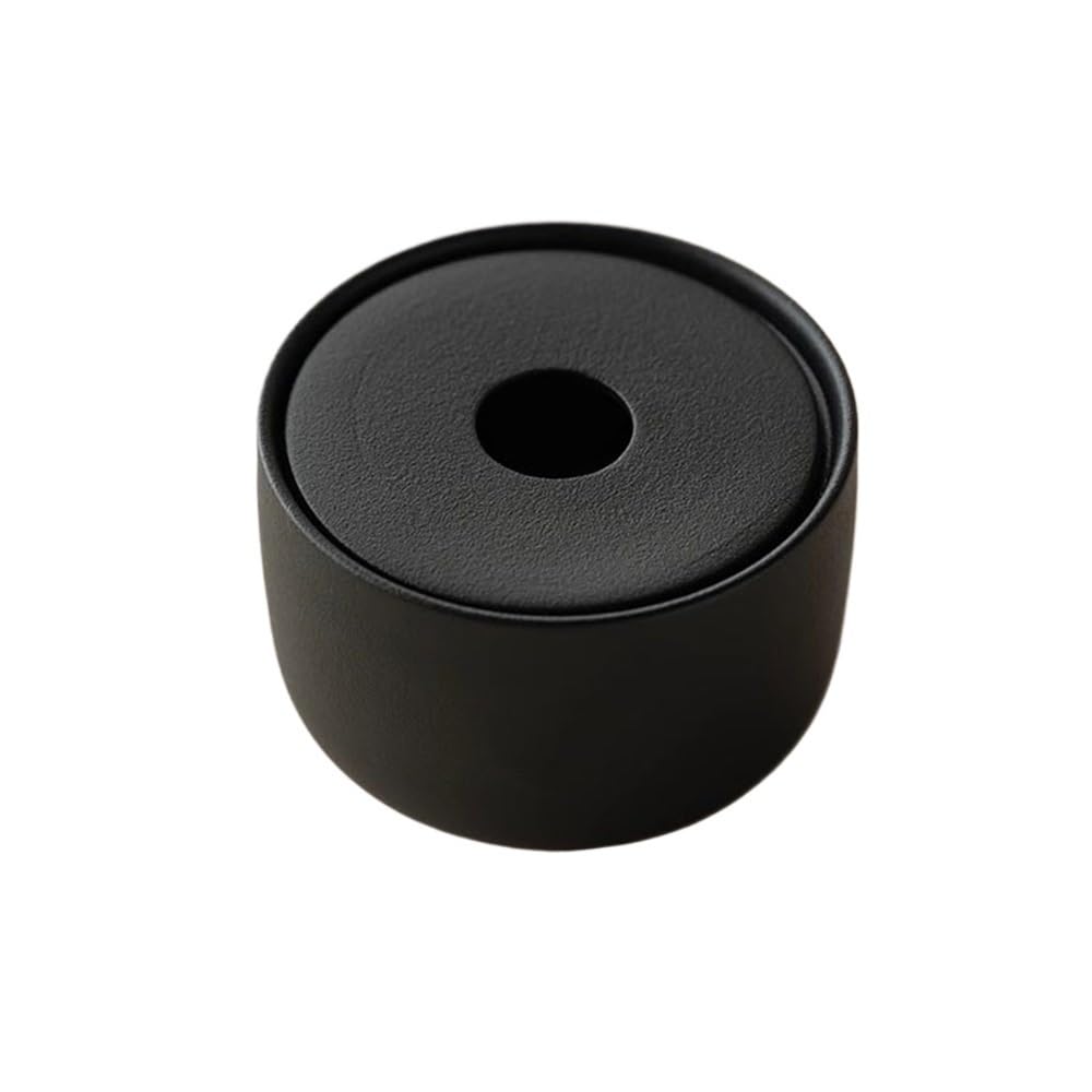 Indoor Decorative Ceramic Indoor Outdoor Ashtray with Lid Frosted Texture for Office Home for Desktop