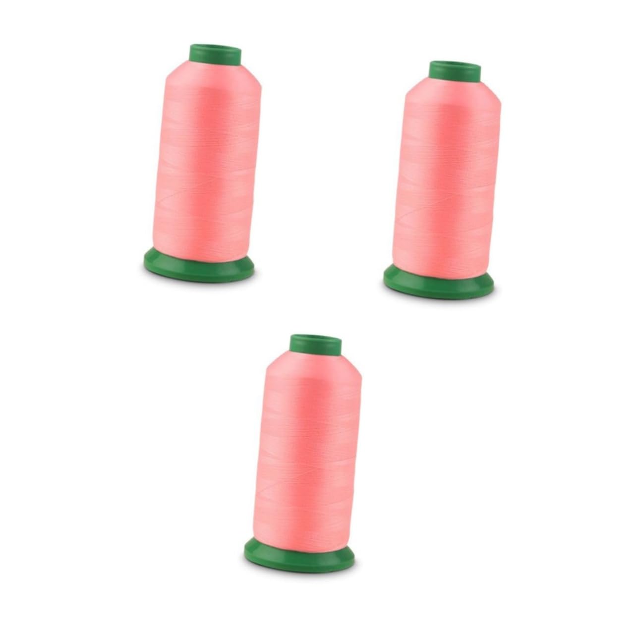 3piezas Hilo De Luminiscente De Yardas Rosa Hilo De Que Para Proyectos De Costura y Manualidades